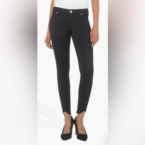NWT Kut from the Kloth Carlo Skinny Ankle Jeans Black Size 6